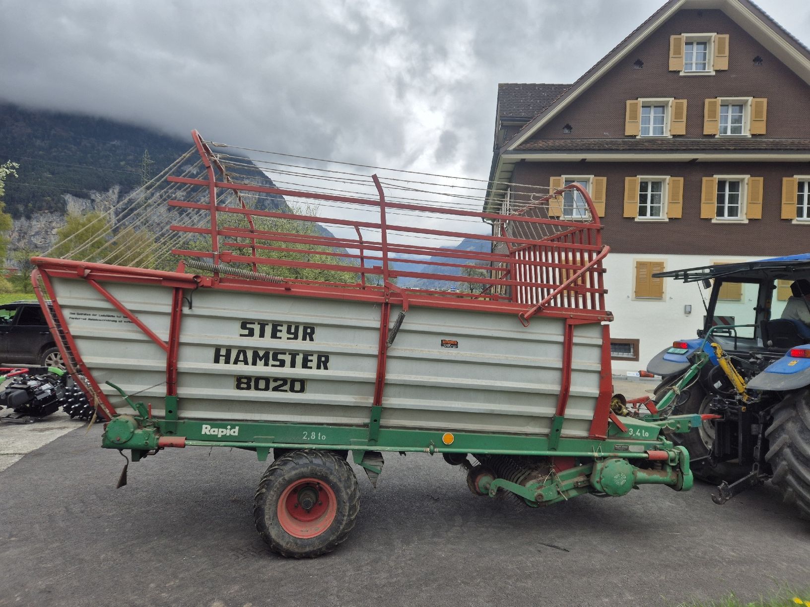 Steyr Rimorchi: Ladewagen Steyr Hamster 8020 – Usato da Attinghausen venduto da franc93 2