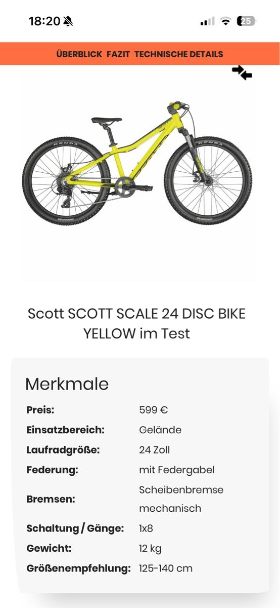 Scott Vélos: Scott scale – D'occasion à Ennetbürgen par Hoblaschorsch 2