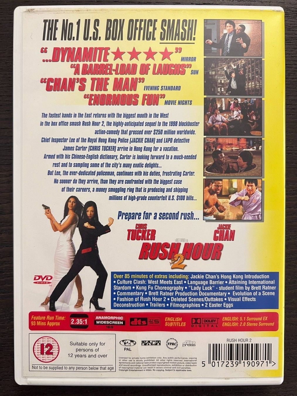 Tutti i DVDs: Rush Hour 2 ( Englisch ) – Usato da Zürich venduto da FilmFreunde 1