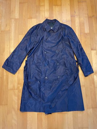 Vintage 90s SBB CFF Rain Coat Swiss Made Acqua Guard Sz XL
