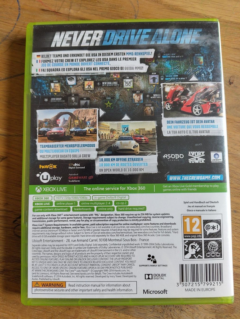 Microsoft Giochi: The Crew - Xbox 360 – Usato da Kloten venduto da SuperRetroPixels 1