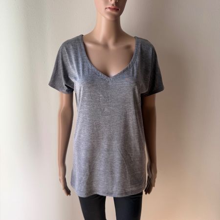 SWEATY BETTY T-Shirt | grau meliertes  Sportshirt 🩶