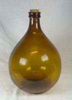 Dame-Jeanne vintage en verre ambré – Années 60 – 10 L