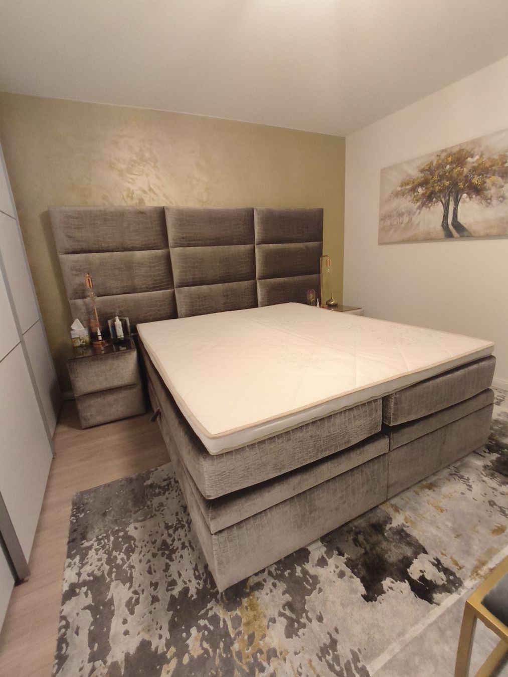 Riposa Letti: Luxus Boxspringbett 160x200 Samt mit Riposa Topper – Nuovo (secondo la descrizione) da Frümsen venduto da Swissline90 2