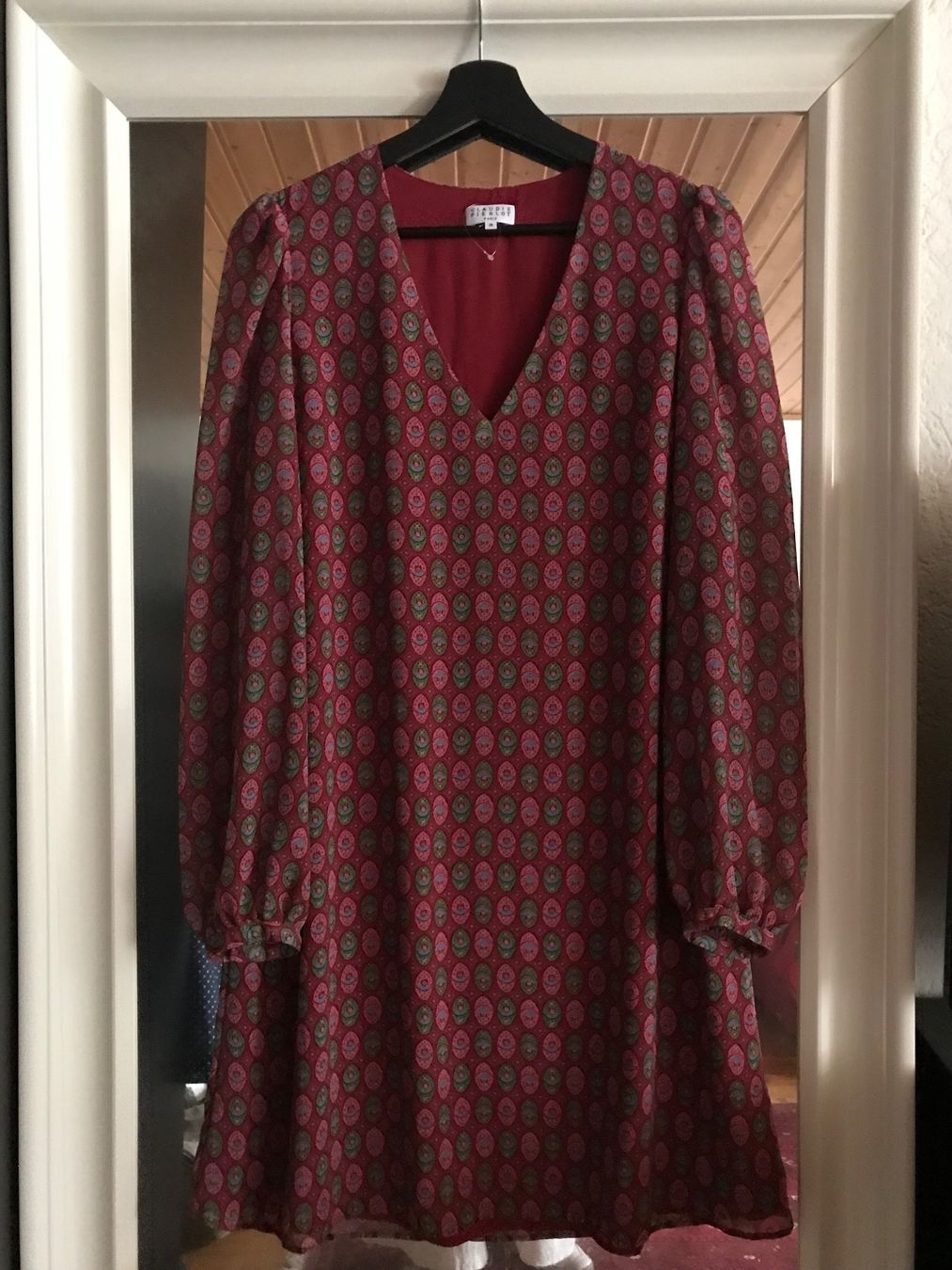 Claudie Pierlot Vestiti: Robe tunique CLAUDIE PIERLOT, taille 38, 100% polyester – Nuovo (secondo la descrizione) da Morges venduto da sandy069