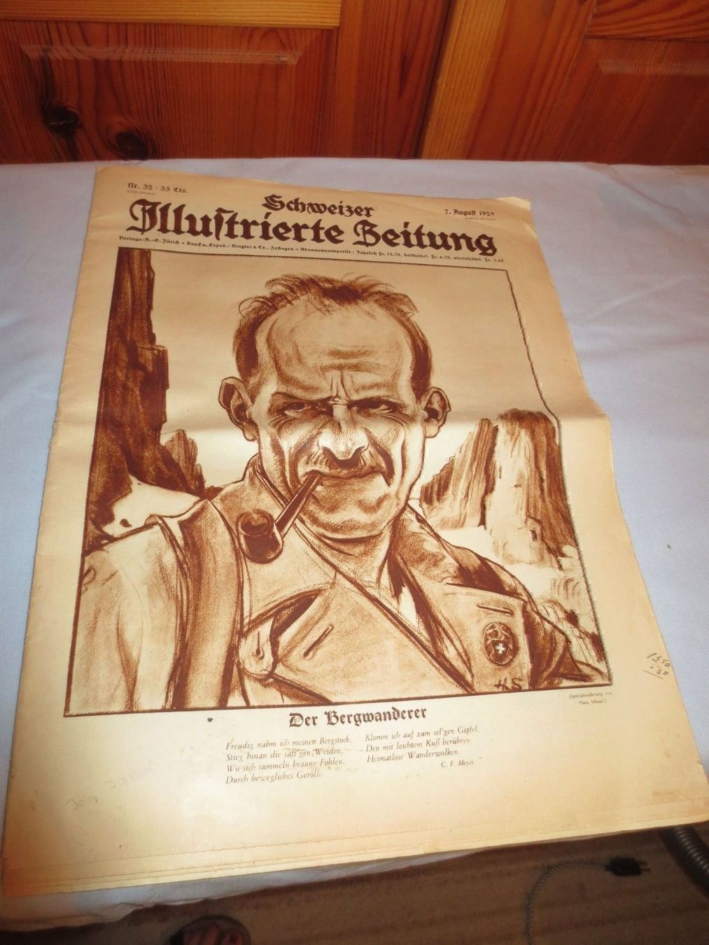 Riviste & Magazine: Schweizer Illustrierte Zeitung 7.8.1929 – Usato da Männedorf venduto da Livingston