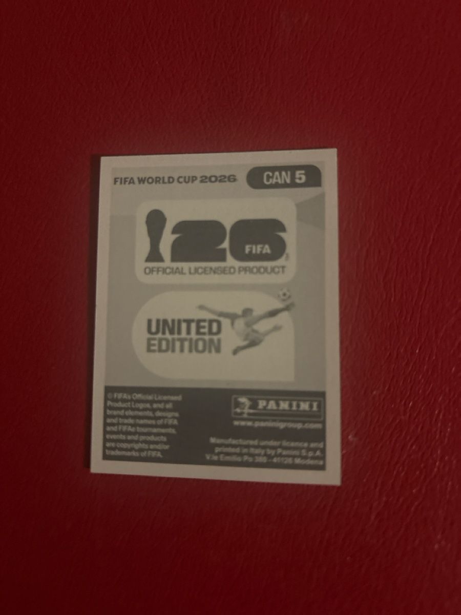 Panini Carte collezionabili: Fussball Sticker Samuel Adekugbe Canada Panini United Editio – Nuovo (secondo la descrizione) da Netstal venduto da mir_wh7f