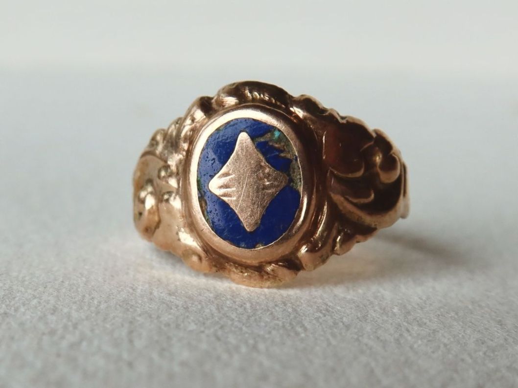 Anelli: Antiker Ring aus 9 Karat Gold – Usato da Meilen venduto da RosieZurich