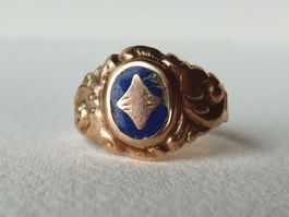 Antiker Ring aus 9 Karat Gold