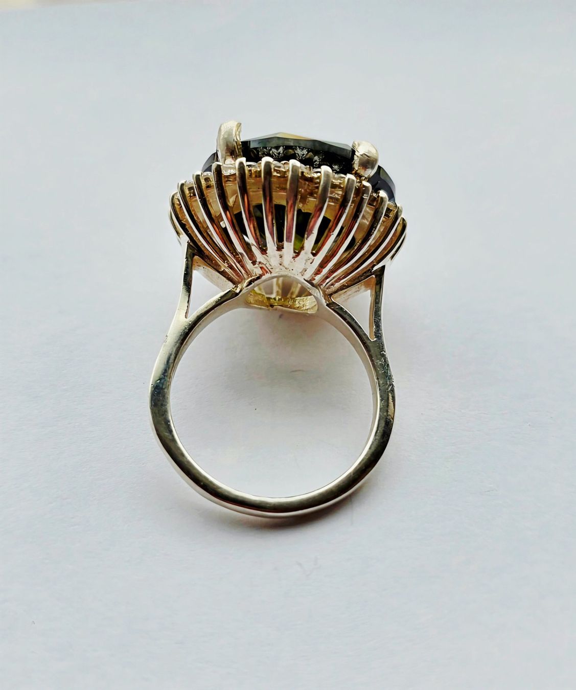 Anelli: grüner Topas Fingerring – Nuovo (secondo la descrizione) da Zürich venduto da benedikt12 3