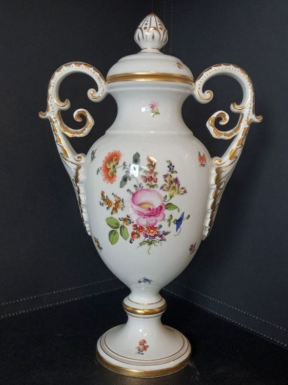 Große Herend Porzellan Big Fancy Vase "Fleurs" 38cm Kaufen auf Ricardo