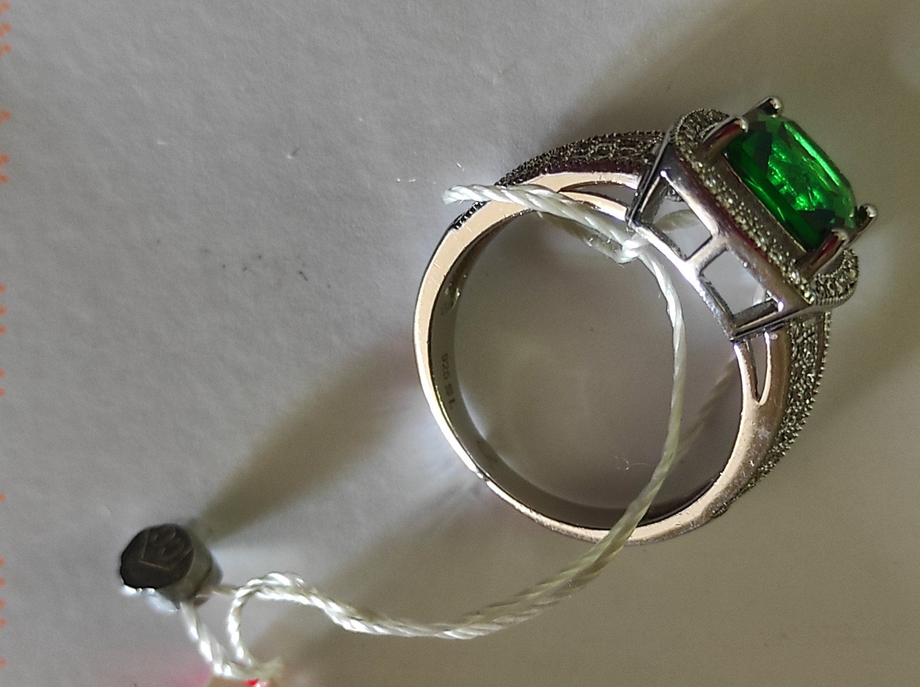 Anelli: Bague en Argent 925 avec des zircons – Nuovo (secondo la descrizione) da Renens VD venduto da cla_7zv5 6