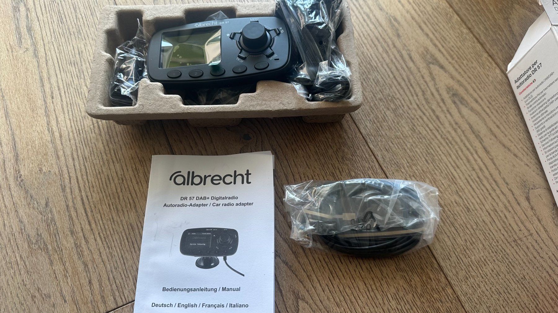 Unità & Adattatore: Albrecht DR 57 DAB Auto Adapter, neu, ungebraucht – Nuovo e nell'imballaggio originale da Belp venduto da Uljo 6