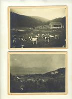 2 photographies anciennes St-Cergue, Phot.R.Gilli. Genève