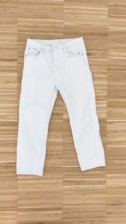 white cropped jeans women size 29