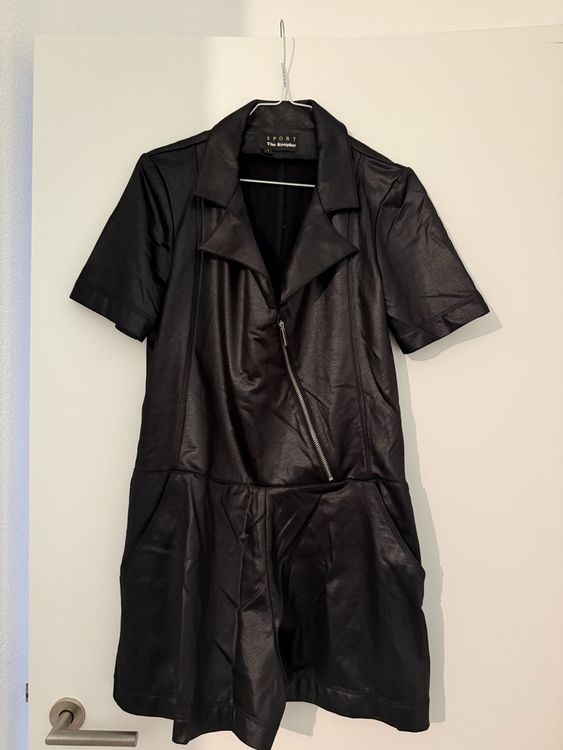 Combinaison Sexy En Simili Cuir Avec Ceinture - Taille S à XL, Polyester Stretch - 7