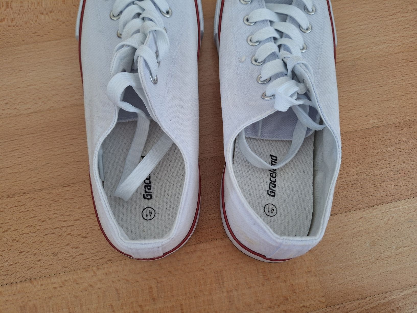Graceland Scarpe da donna: weisse Stoffschuhe in Gr. 41 – Usato da Oberrieden venduto da smarties949 1