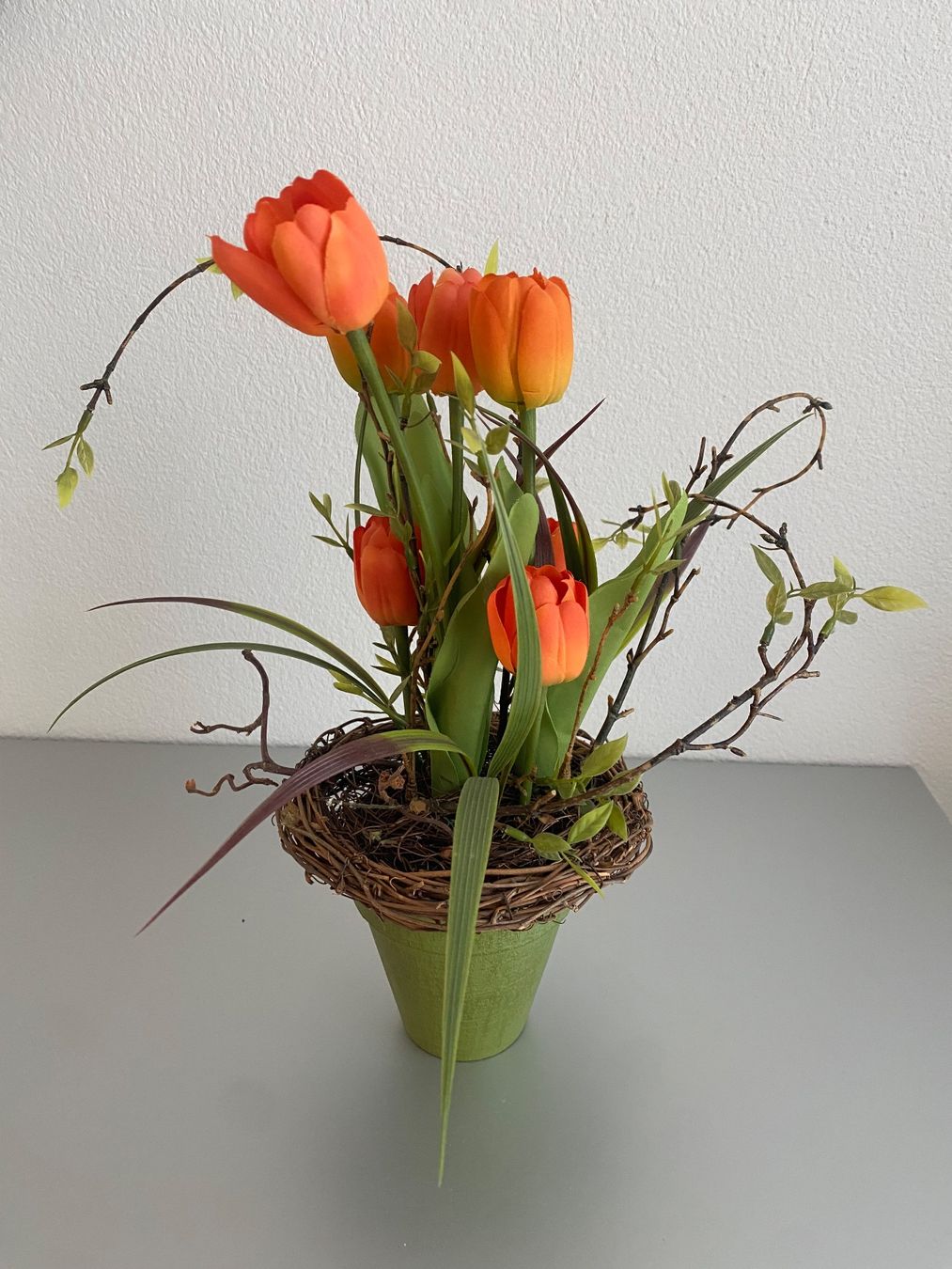 Tutte le decorazioni: Frühlingsdeko mit Tulpen - orange – Usato da Gerolfingen venduto da Regenbogen88 6