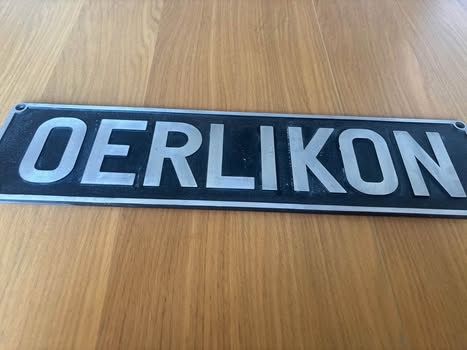 SBB/CFF/FFS Schilder: Plaque Oerlikon  – Gebraucht aus Orbe von car_8grw 3