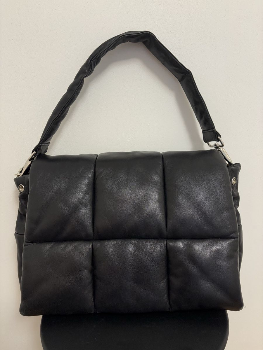 Stand Studio Borse da donna: Stand Studio Wanda Clutch Bag Leder Schwarz Handtasche – Nuovo (secondo la descrizione) da Regensdorf venduto da secondchancefashion 2