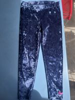 Dunkelblaue Samt Leggings, Nike, Grösse 110-116