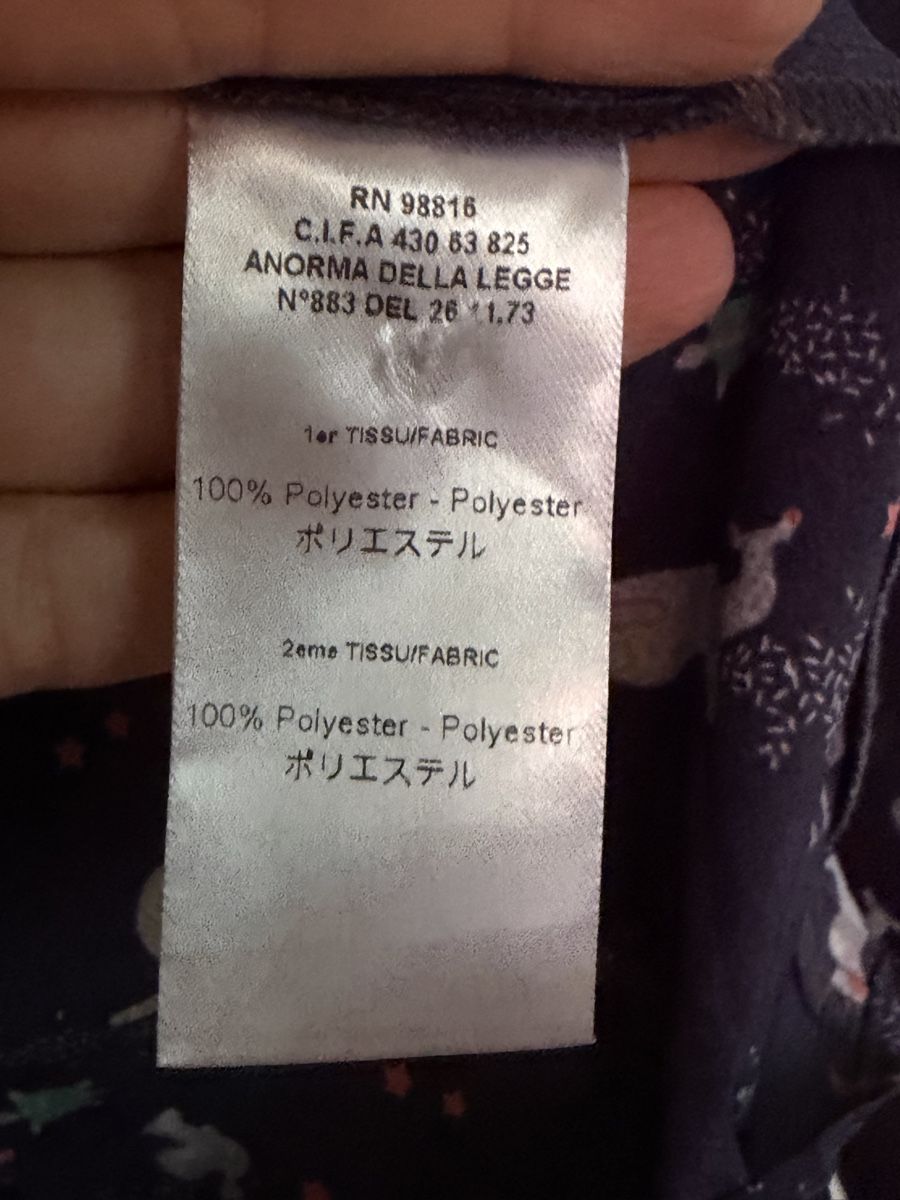 Camicette: Cotelac Blouse Size 0 Celestial Print Long Sleeve Top – Nuovo (secondo la descrizione) da Genève venduto da jud_xrl8 3