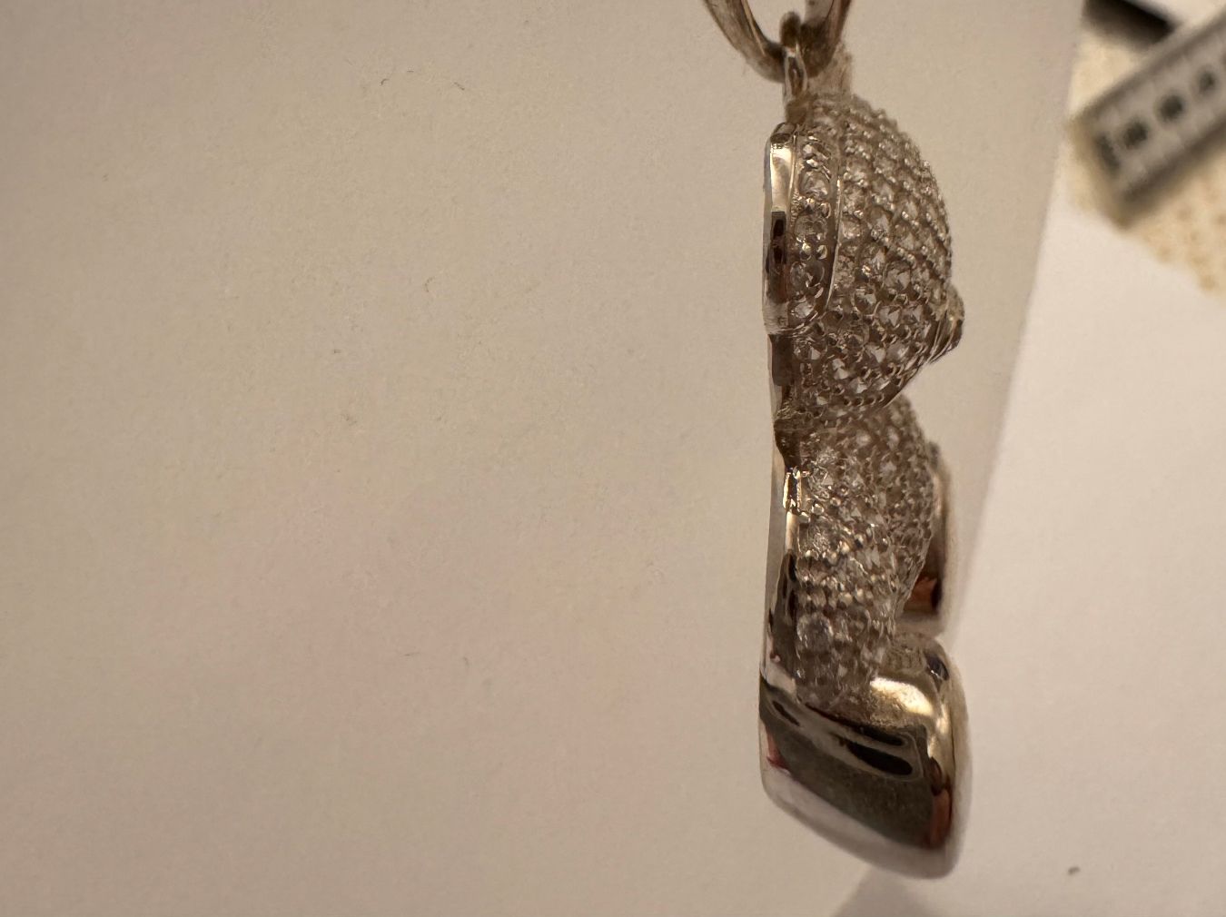 Anhänger: 925 Sterling Silver Teddy Bear Cubic Zirconia 3D – Neu und originalverpackt aus Bern von Javero 6