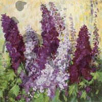 Serviette larkspur lila (b126) 2Stk.