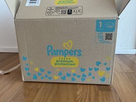 3x Pampers Premium Protection Grösse 1 (2-5 kg) - ungeöffnet