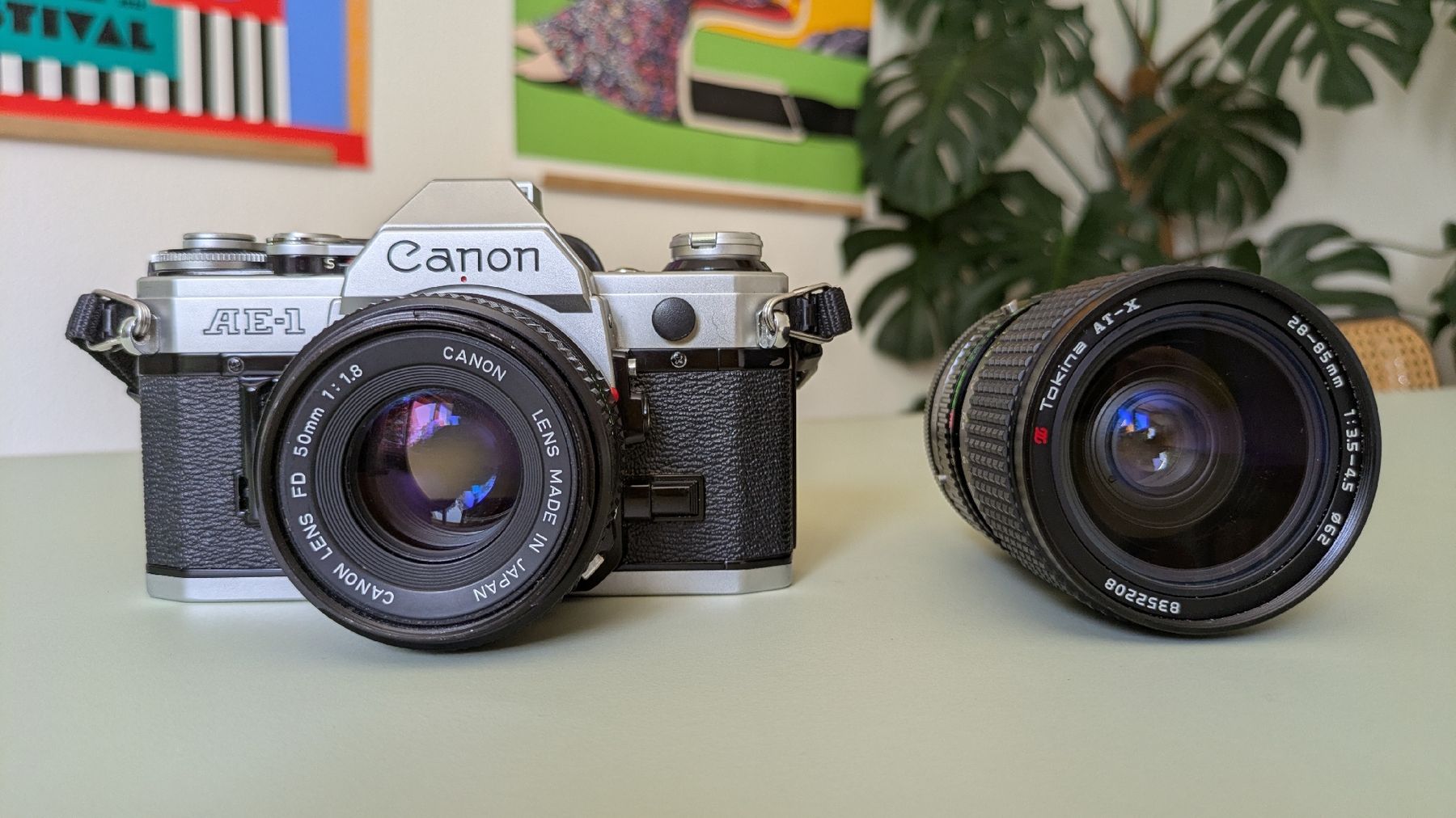 Canon Fotocamera: Canon AE-1 mit 2 Objektiven – Usato da Zürich venduto da man_pkw6
