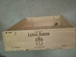 Weinkiste 6er leer 50x33x9.8cm