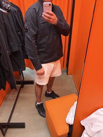 Camicia/Overshirt C.P. Company con lente - Nuova