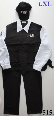Costume FBI   t. XL     NEU!
