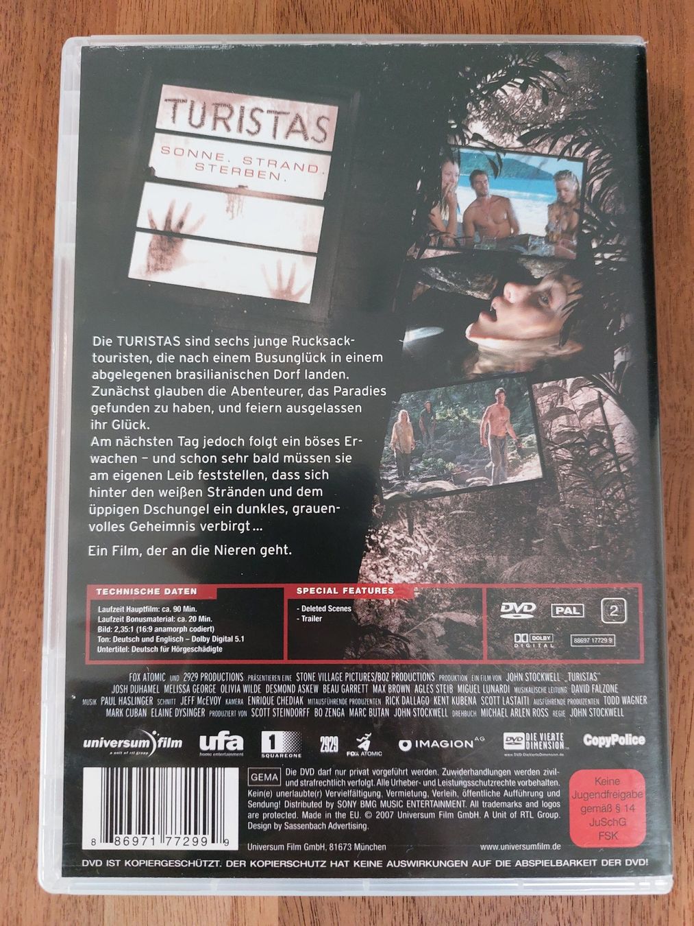 Tutti i DVDs: DVD - Turistas – Usato da Rheinfelden venduto da FilmAuktion 1