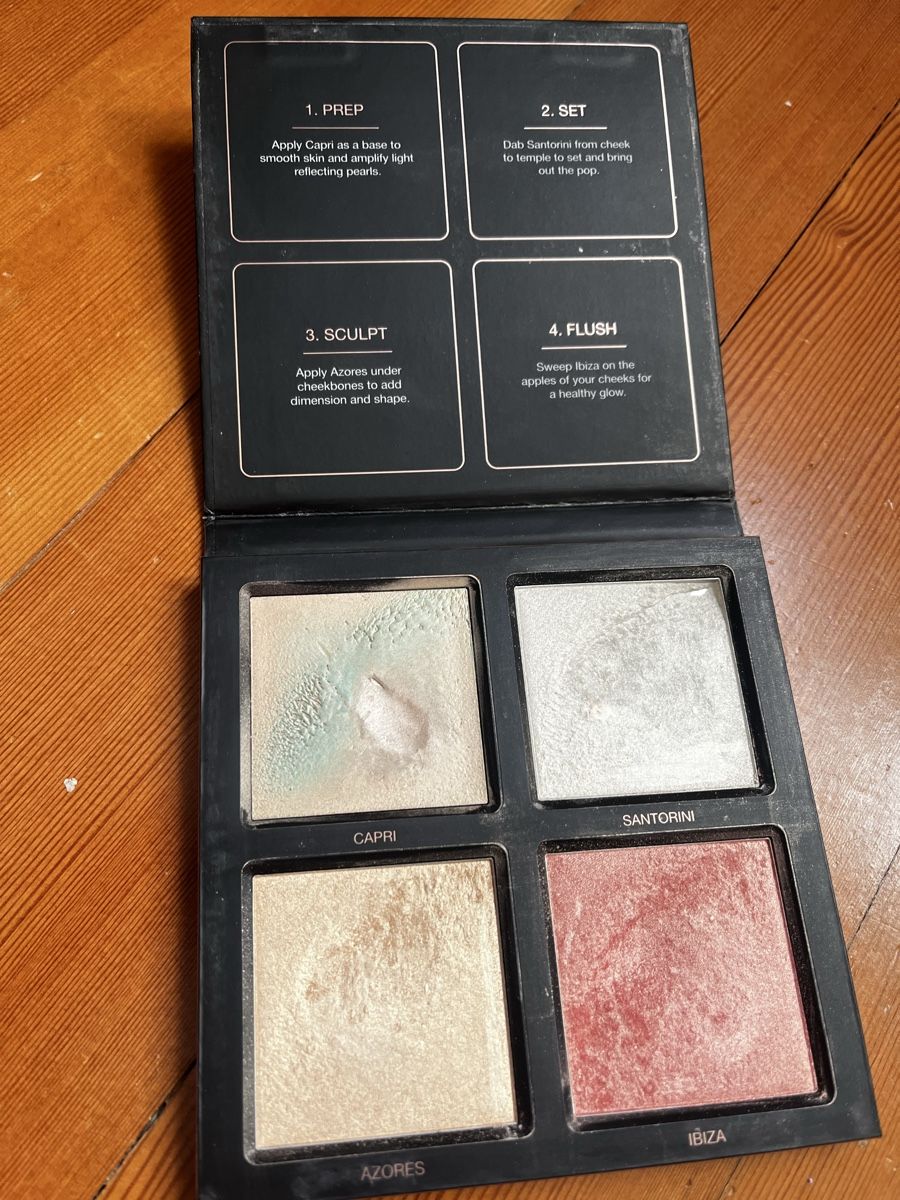 Huda Beauty Make-up: Huda Beauty Eyeshadow and 3D Highlighter Mega Bundle! – Usato da Aarau venduto da kailing12 4