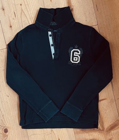 IKKS Polo manches longues noir XS