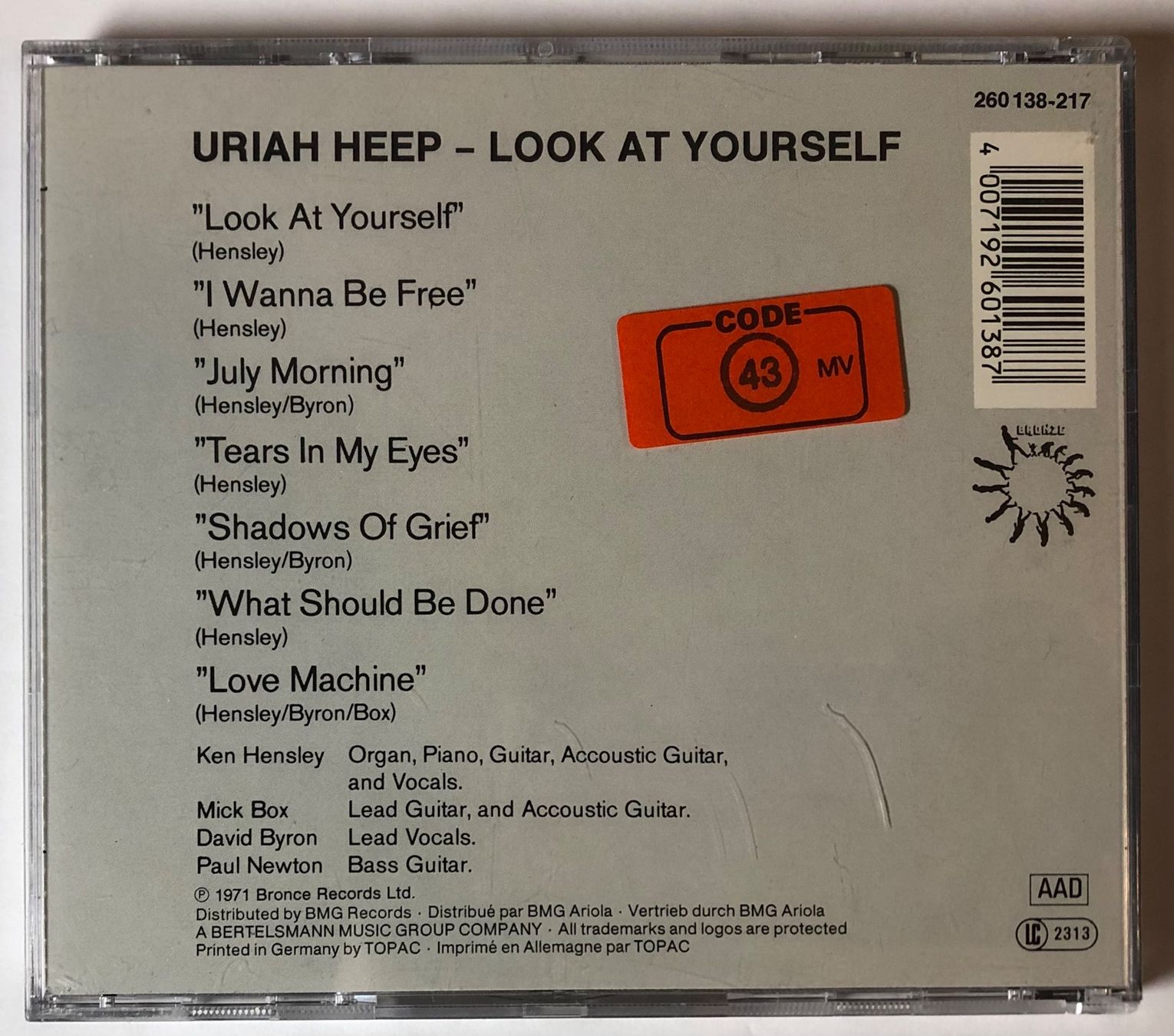 Vinyles: URIAH HEEP - LOOK AT YOURSELF – D'occasion à Poliez-Pittet par Newtown-Records 1
