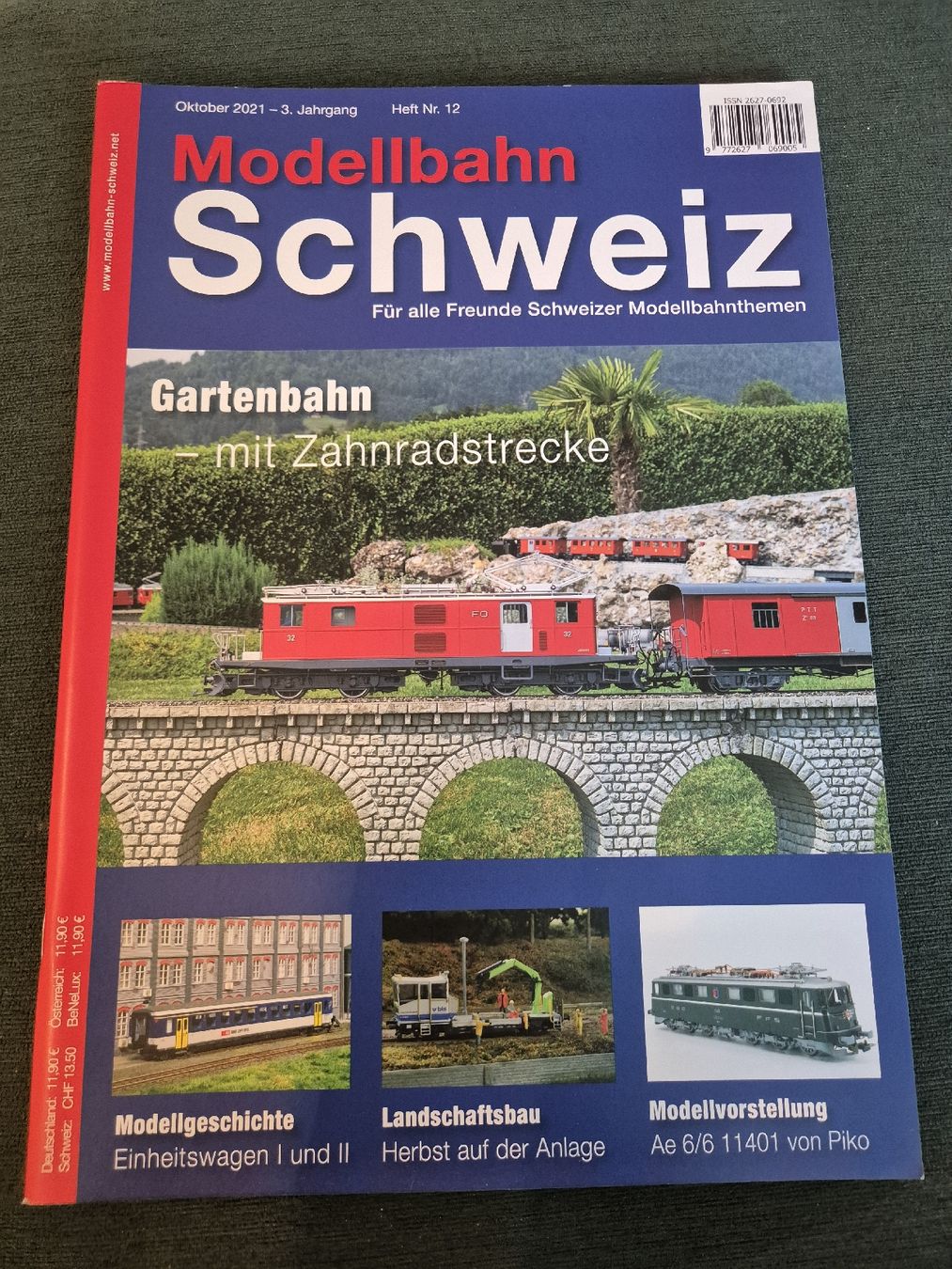 Riviste & Magazine: Modellbahn Schweiz 2021 Nr.12 – Usato da Ehrendingen venduto da Amigo5