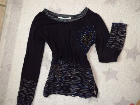 schöner DESIGUAL Damen Pullover Gr XS