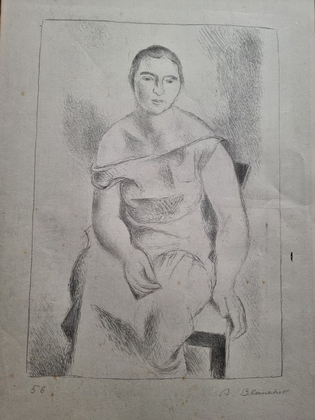 Grafica & Litografie: BLANCHET ALEXANDRE LITHOGRAPHIE SIGNIERT  NUMMERIERT – Usato da Gersau venduto da kunst-online