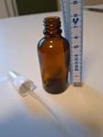 Braunglas Sprühflasche 50 ml mit Zerstäuber Neuware