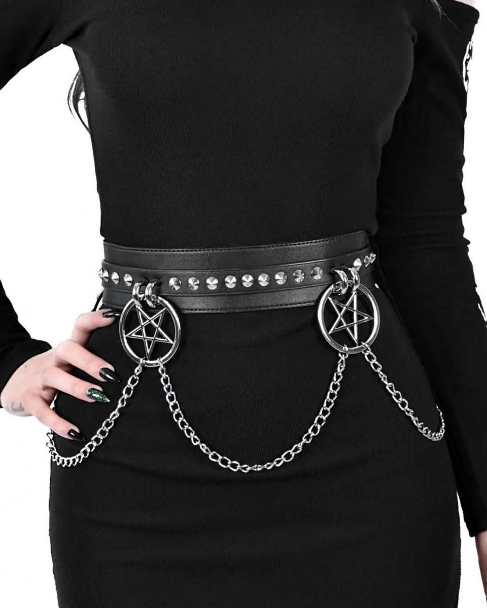 Killstar Cinture: Killstar pentagram belt – Nuovo (secondo la descrizione) da Winterthur venduto da dylansean98