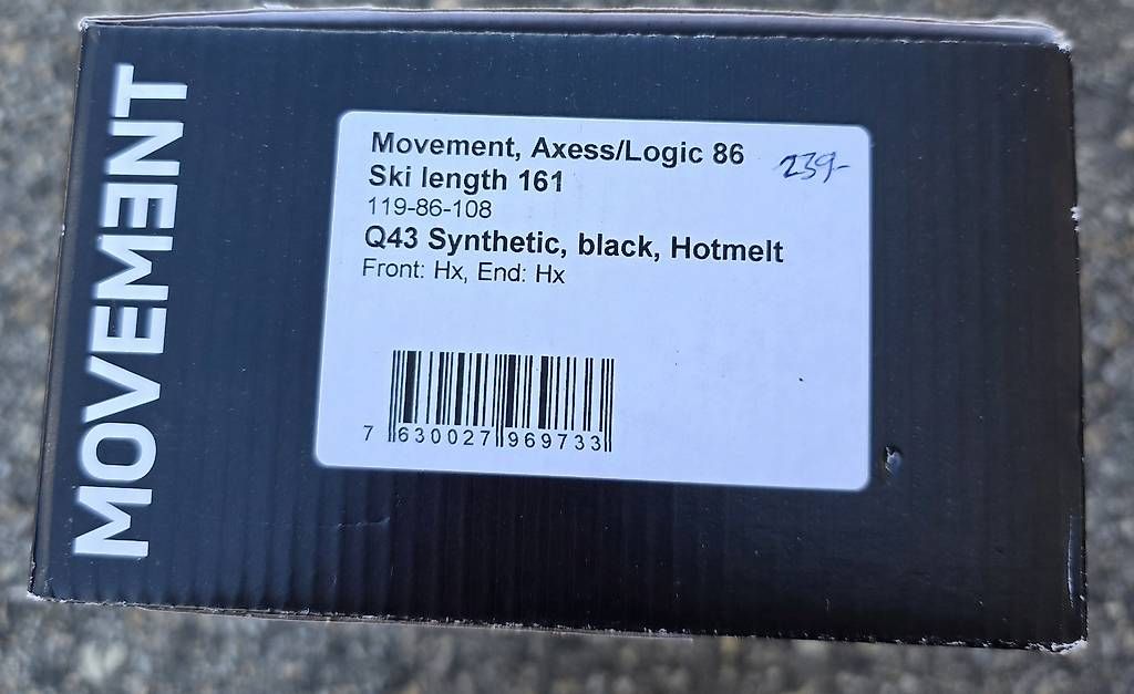 Movement Sci: Peaux Colltex NEUVES 1m61 – Nuovo e nell'imballaggio originale da Sugiez venduto da factorysportoutlet 1