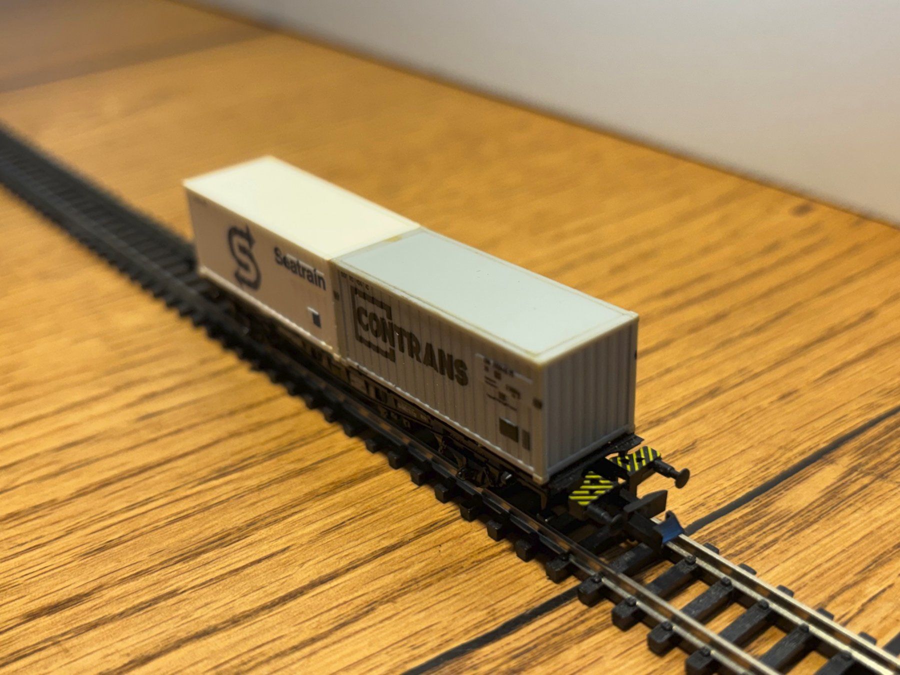 Modellini di ferrovie: M1328: Containerwagen (Spur N) – Usato da Birsfelden venduto da Birs_25 3