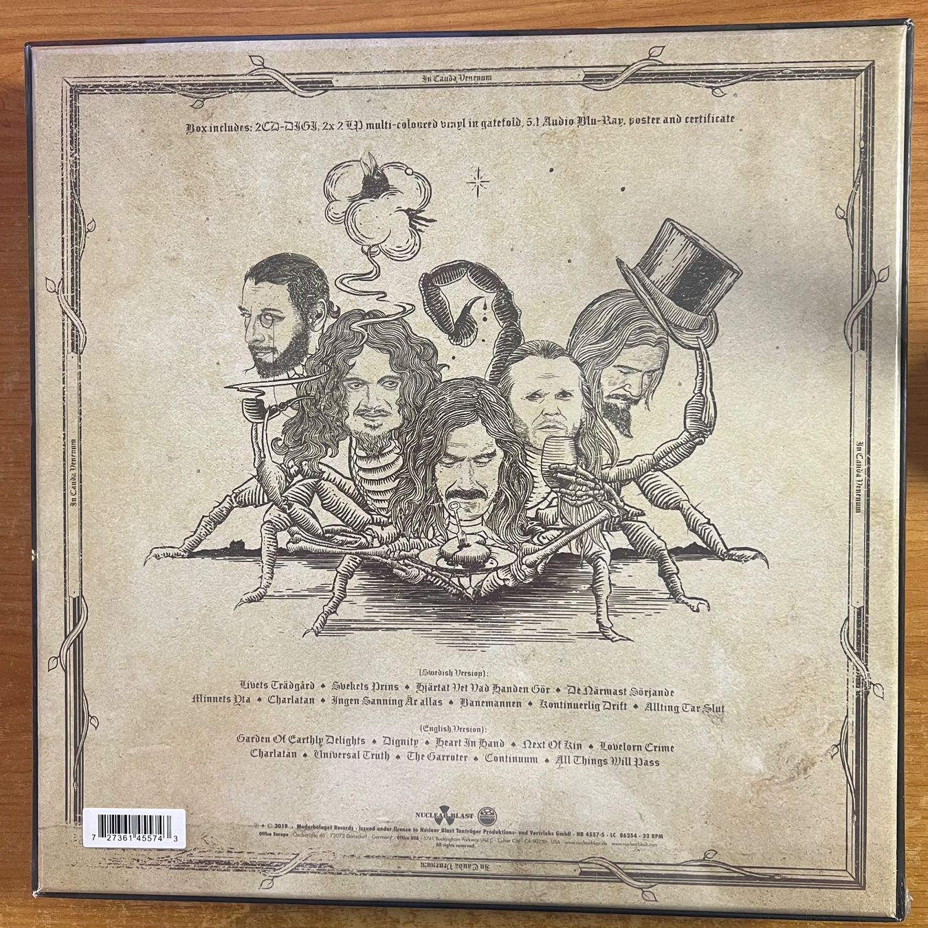 Dischi in vinile: Opeth - In Cauda Venenum / 1. D-Press. 2019 - LP Box Set – Nuovo e nell'imballaggio originale da Gais venduto da soundcave57 2