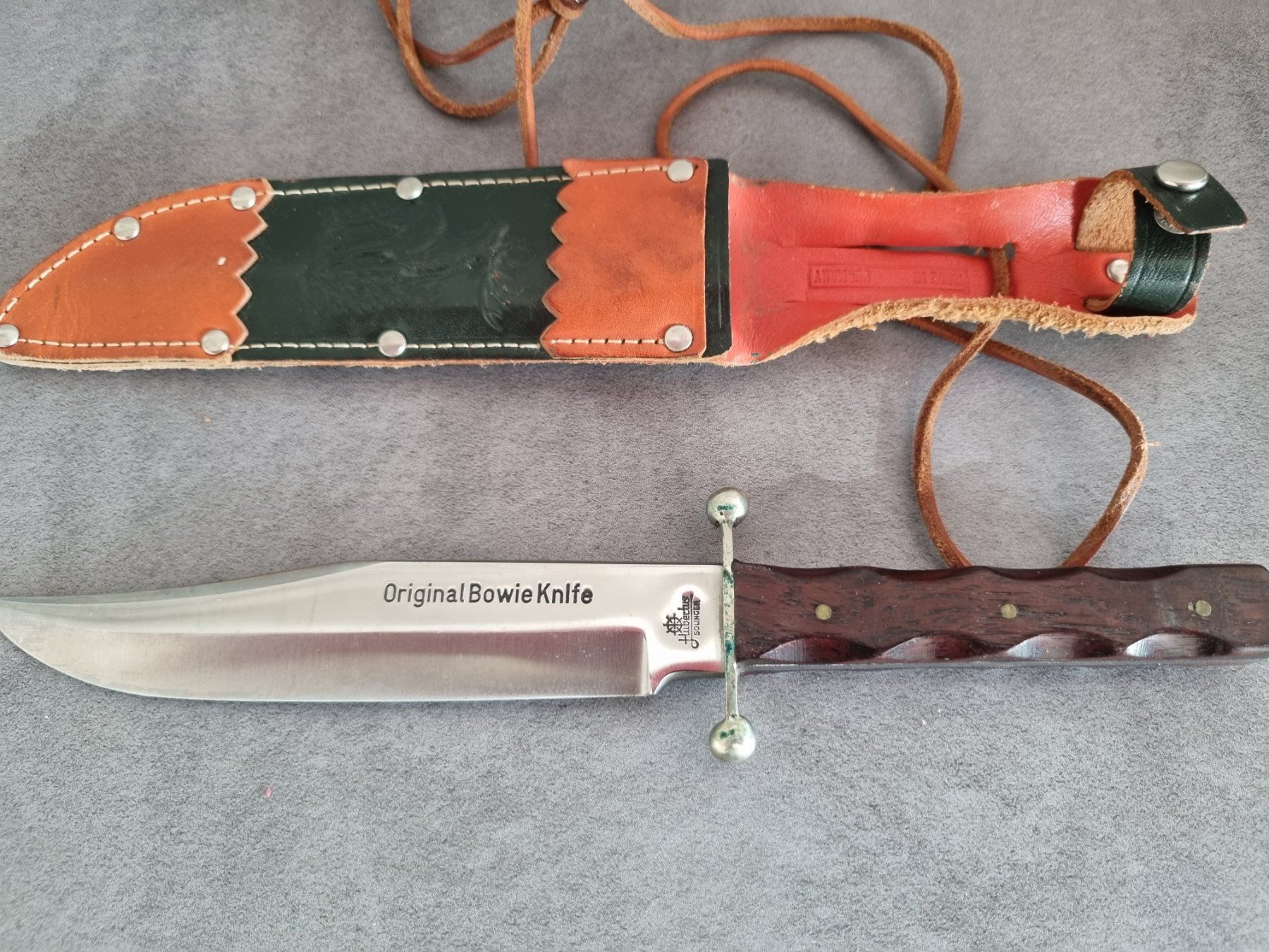 Hubertus Accessori: Original Bowie Messer von Hubertus Solingen mit Scheide – Usato da Lenzburg venduto da freedomky 1