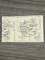 Schweiz Briefmarke Helvetia Rodolphe Töpffer 1999, 90 ₰