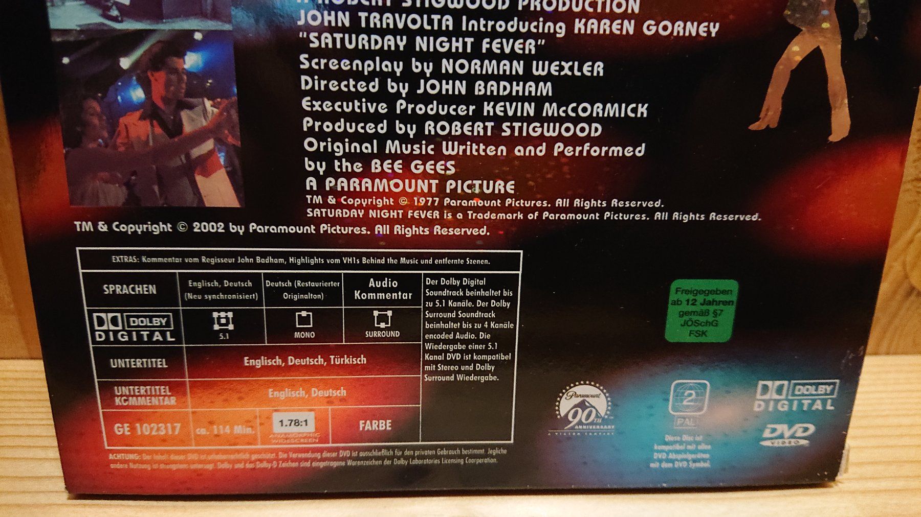 Tutti i DVDs: SATURDAY NIGHT FEVER DVD mit John Travolta – Usato da Wilderswil venduto da Exebub 5