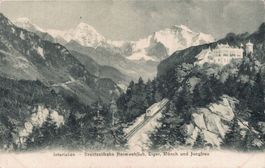 Alte Standseilbahn Interlaken Heimwehfluh, Top!
