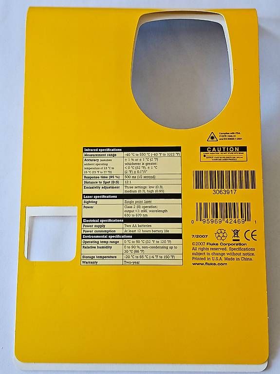 Altro per la casa: FLUKE 561 Infrared and Contact Thermometer – Usato da Lausanne venduto da ale_6c5g 4